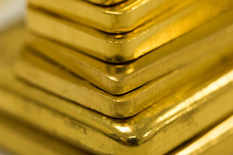 Gold bars.