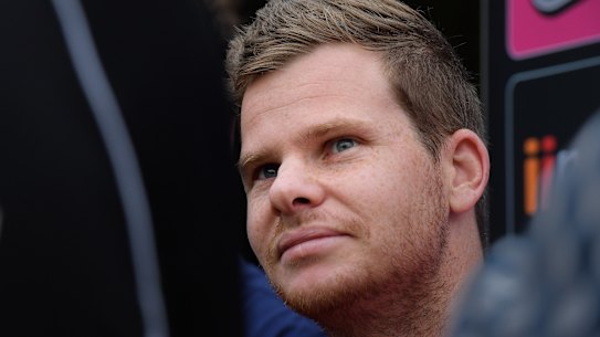 Born to lead ... Steve Smith at the SCG on Thursday before Sydney Sixers training.