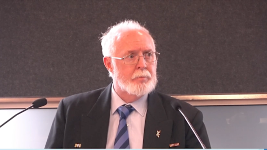 Former QBCC licensing manager Graham Easterby giving evidence on Wednesday.