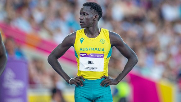 Australia’s 800m star Peter Bol.