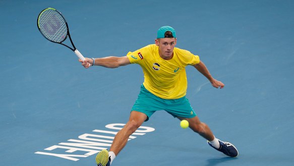 Alex de Minaur lost a thriller against Dan Evans on Thursday.