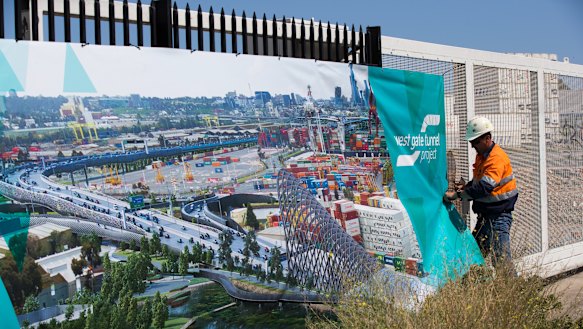 The Westgate Tunnel is expected to be finished by 2022. 