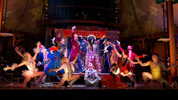 Barnum - The Circus Musical is playing at the Comedy Theatre in Melbourne.