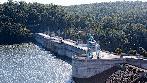 The Warragamba Dam is proposed to be lifted by 14 metres but construction is understood to provide for a future raising to 17 metres.