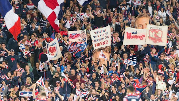 Safety risk? Allianz Stadium hosted 45,000 fans on Saturday night.