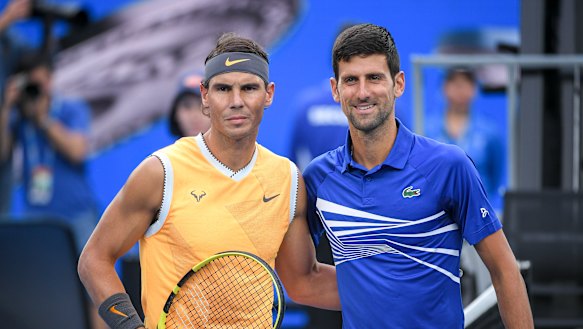 Nadal and Djokovic opened the year by meeting in the Australian Open final, won by the Serbian.