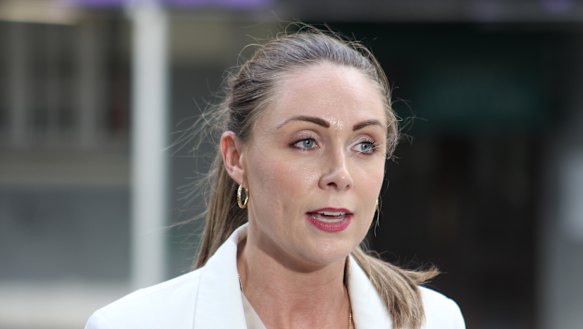 Shadow attorney-general Meaghan Scanlon says it’s “beyond comprehension” that a convicted child sex offender has been allowed to work at a family-friendly cafe.