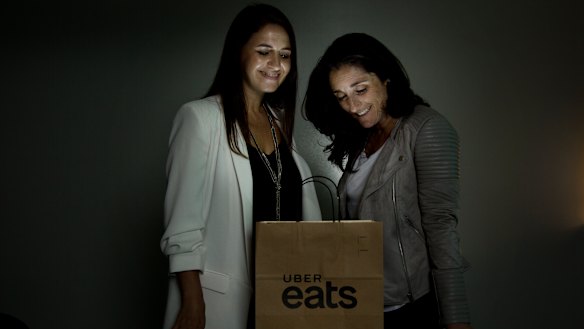 Susan Anderson, Uber general manager and right Jodie Auster, Uber Eats general manager.