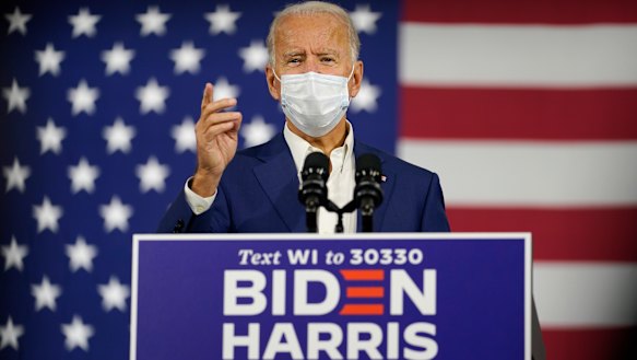 Democratic presidential candidate Joe Biden's lead in the polls is widening, increasing risk appetite on Wall Street. 