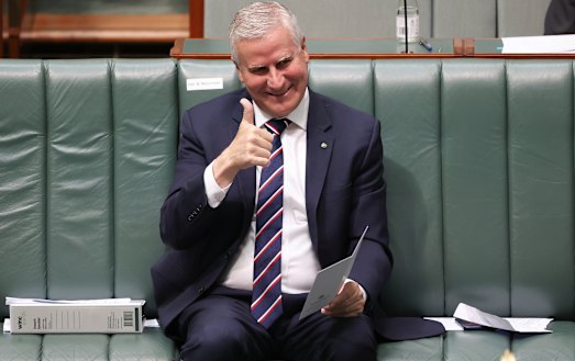 Michael McCormack is under fire for comparing the Black Lives Matter protests with the Capitol riot.