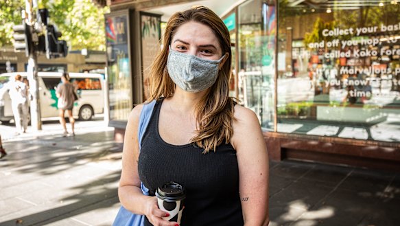 Lisa Businovski still felt a bit cautious travelling to the city.