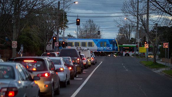 Built-up traffic in Alphington is predicted to ease after the level crossing removal.
