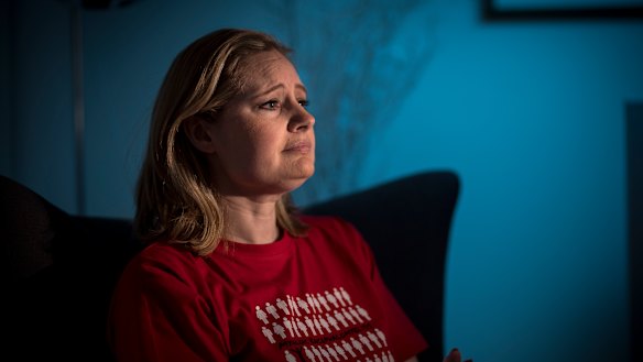 Krista Callinan, 38, lives in constant pain.