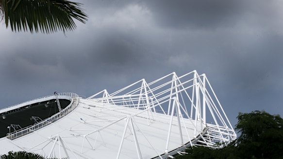 The Philip Cox designed Allianz stadium, previously known as the Sydney Football Stadium. 