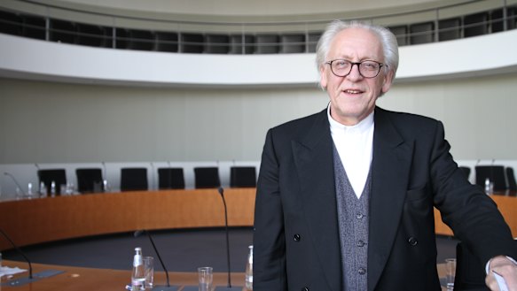 Co-founder and MP of the far-right Alternative for Germany, Martin Renner, in Germany's parliament. 