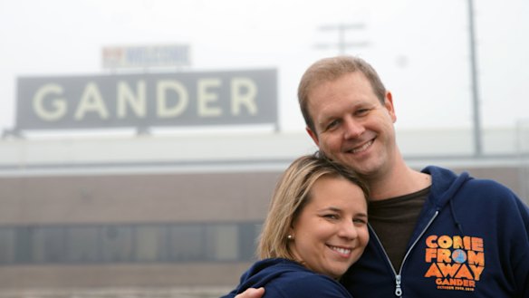 Irene Sankoff and David Hein, the  husband and wife team who wrote Come From Away. 