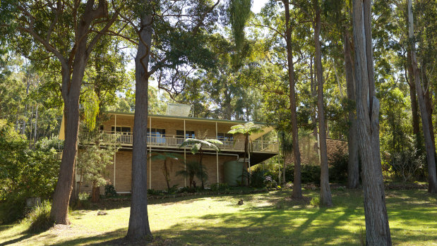 William Tyrrell was playing at his grandmother's home (pictured) before he disappeared. 