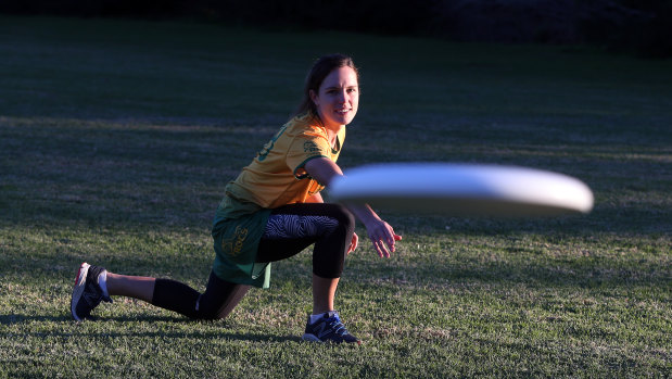 Rosie Dawson, who represented Australia in the ultimate frisbee world games.