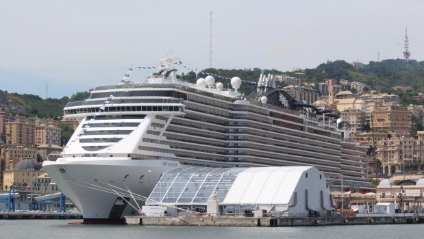 Floating hotel: MSC Cruises will provide two liners for the World Cup in Qatar.