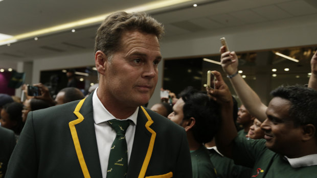 Springboks coach Rassie Erasmus has been hugely influential in shaping South African rugby. 