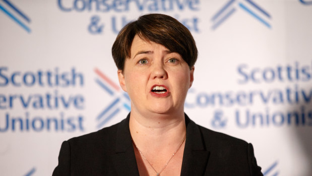 Ruth Davidson announces her resignation.