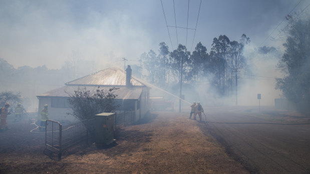 Wine producers are worried about the potential impact of bushfire smoke on their grapes. 