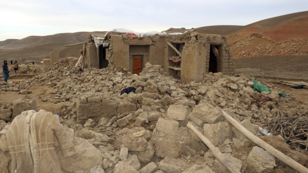 A damaged house after an earthquake in Badghis, Afghanistan, earlier this year.
