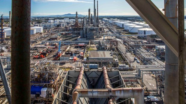 ASX-listed Viva Energy’s Geelong oil refinery.
