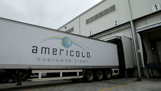 An Americold cool storage facility in Australia.