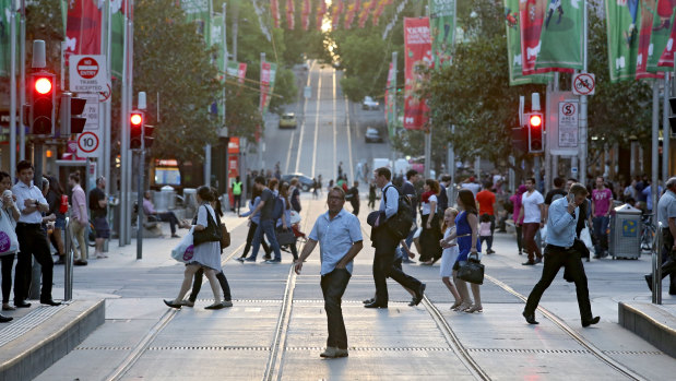 Melbourne’s population grew by 2.7 per cent last year.