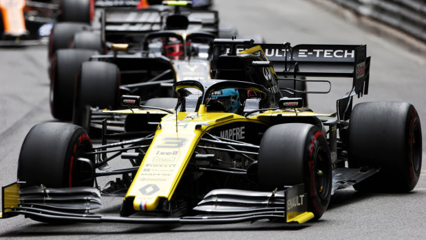 A pit stop call cruelled Daniel Ricciardo's podium chase in the Monaco Grand Prix.