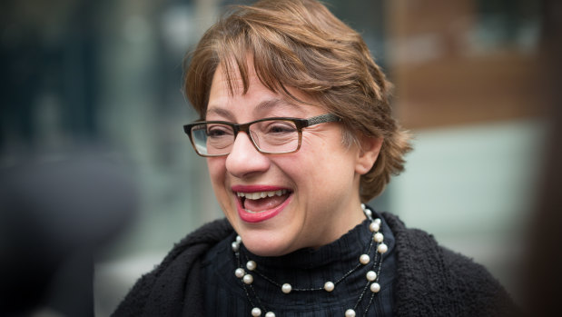 Sophie Mirabella outside court on Wednesday.
