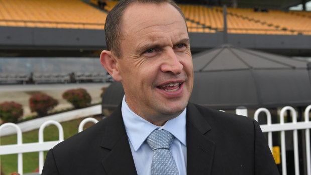 Humble type: Chris Waller breaks his own record for winners in season at Canterbury on Wednesday.