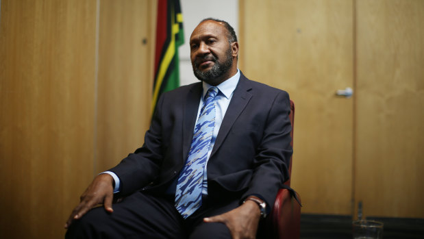Vanuatu Prime Minister Charlot Salwai.