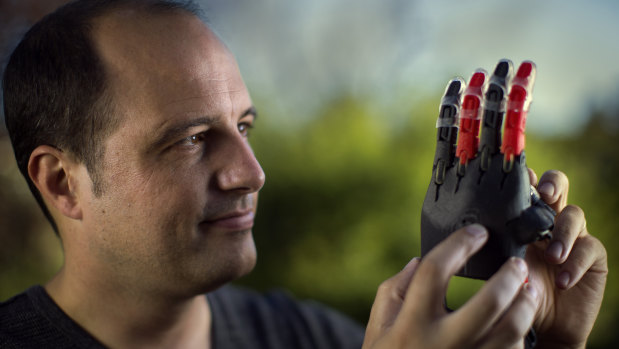 Mat Bowtell worked at the Toyota factory before he was made redundant and turned his skills to making 3D printed hands.