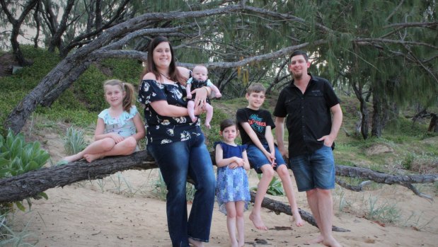 Stephanie and Karl Black and their four children have been forced to move several times after they lost almost everything in floods.