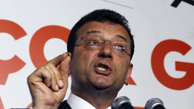 Ekrem Imamoglu won the city of Istanbul for the secular opposition Republican People's Party.