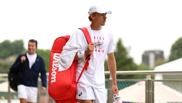 Alex de Minaur hopes to make a deep run at Wimbledon in the next fortnight.