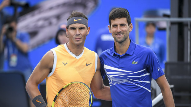 Nadal and Djokovic opened the year by meeting in the Australian Open final, won by the Serbian.