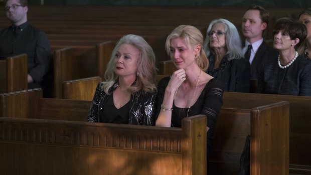 Jacki Weaver and Elizabeth Debicki in Widows.