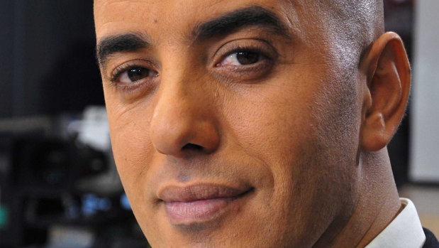 Notorious French criminal Redoine Faid poses prior to an interview with French TV channel, LCI, as he promoted his book in 2010.