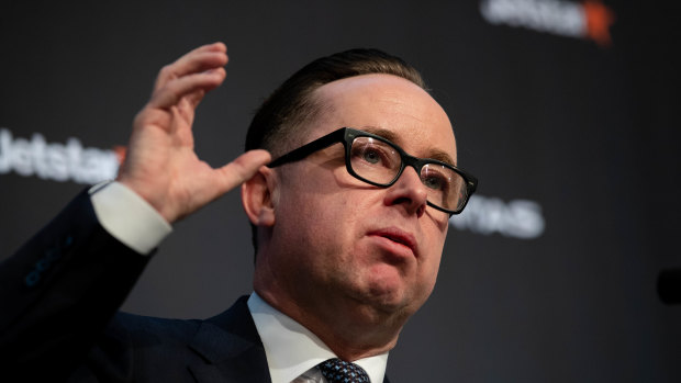 Qantas CEO Alan Joyce said he would ‘defend our turf’ against new challenger Bonza. 
