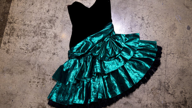 1980s prom dress, $100.