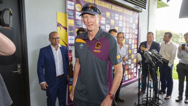 Standing firm: Wayne Bennett is intent on staying at Brisbane for the 2019 season.