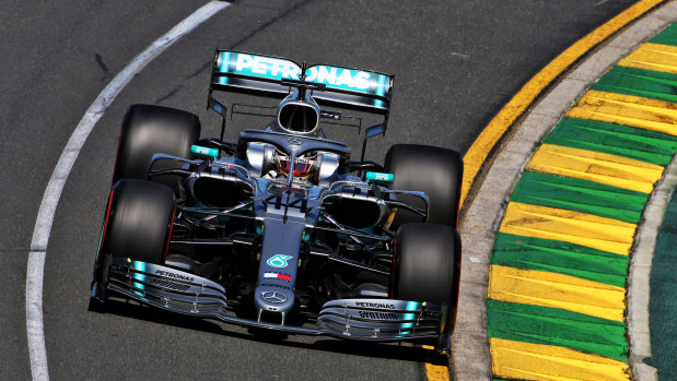 Lewis Hamilton was quickest in the two Friday practice sessions.