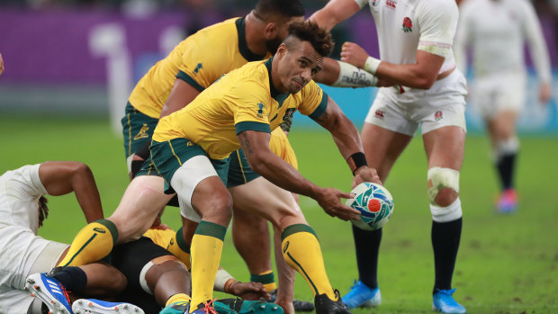 End of an era: Centurion Will Genia's Wallabies career ended unceremoniously in the quarter-finals.