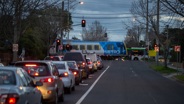 Built-up traffic in Alphington is predicted to ease after the level crossing removal.