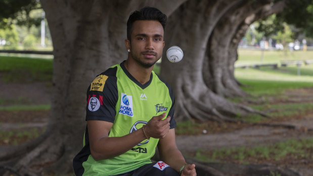 Bowled over: Arjun Nair says he will never forget the moment his action was questioned.