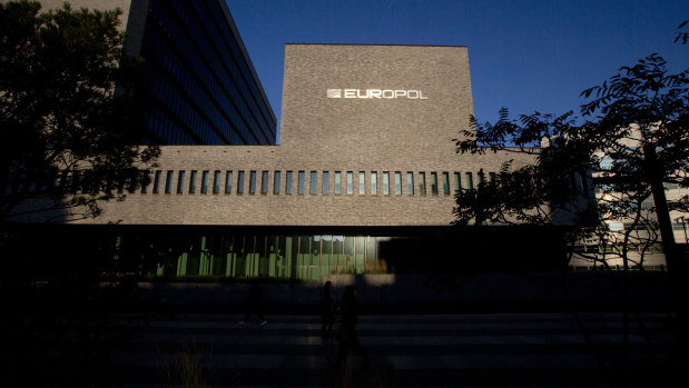The Europol headquarters in The Hague, Netherlands.