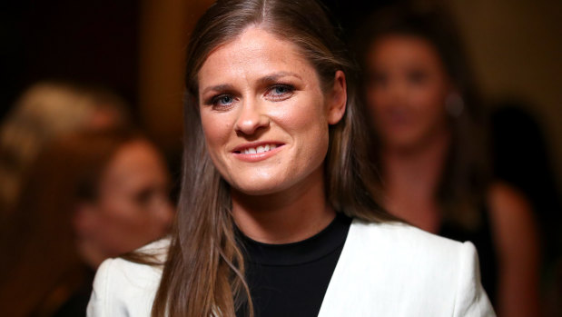 Collingwood’s Brianna Davey tied for the AFLW best and fairest.